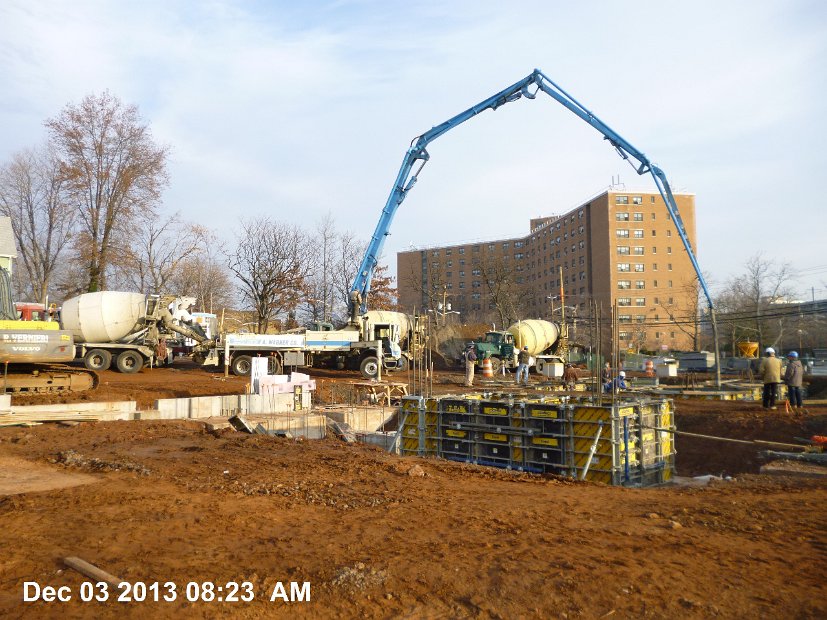 Concrete Pumping Operation - Facing Northeast